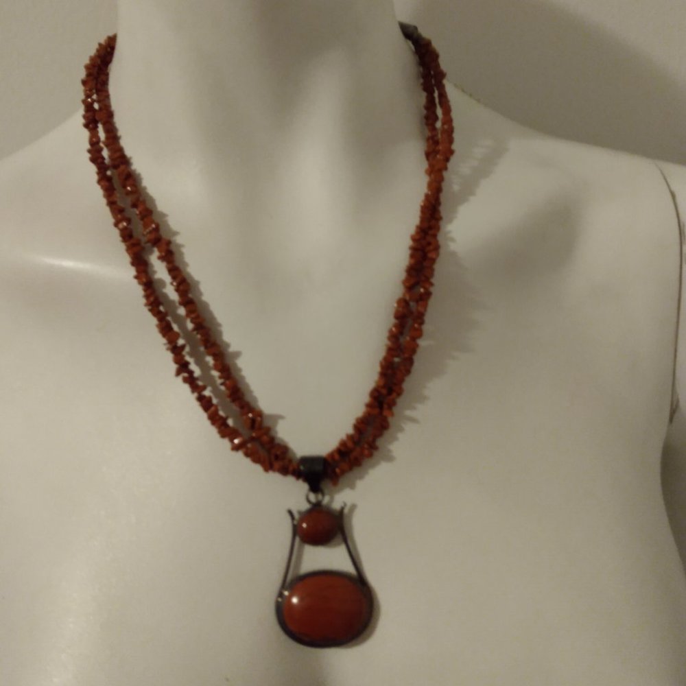 Red Jasper Boho Necklace